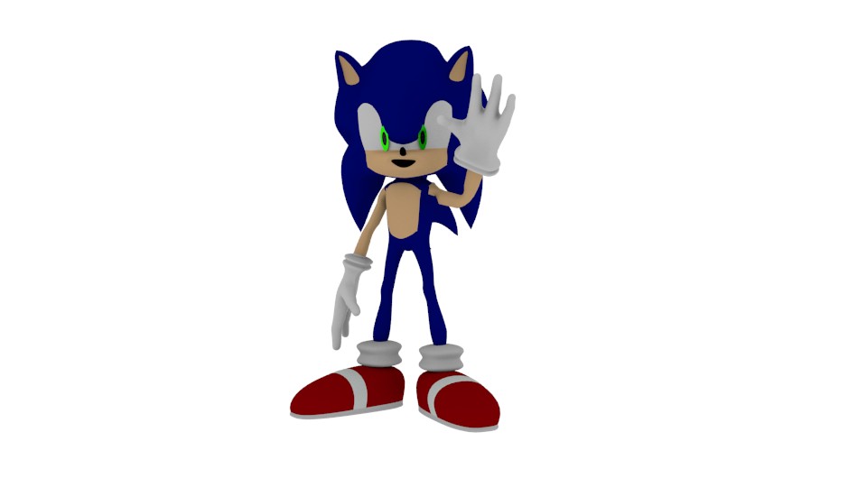 Sonic Rigged V1(made by VaughnTEDS) preview image 1